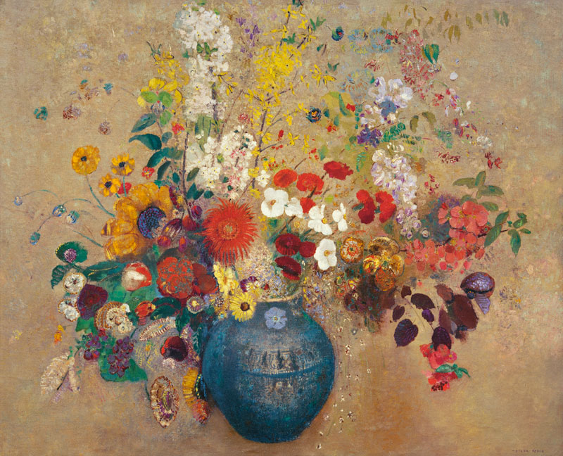 Bouquet of flowers from Odilon Redon
