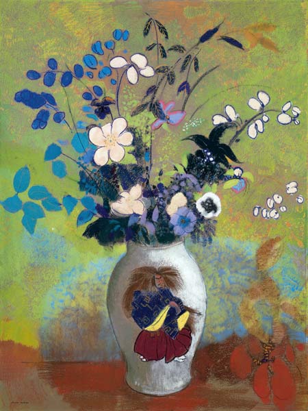 Fleurs Exotiques dans une Potiche from Odilon Redon