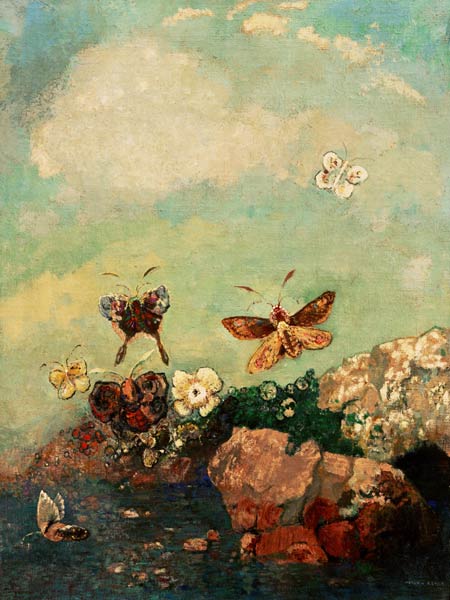 Butterflies from Odilon Redon