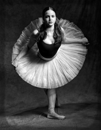 The ballet dancer.