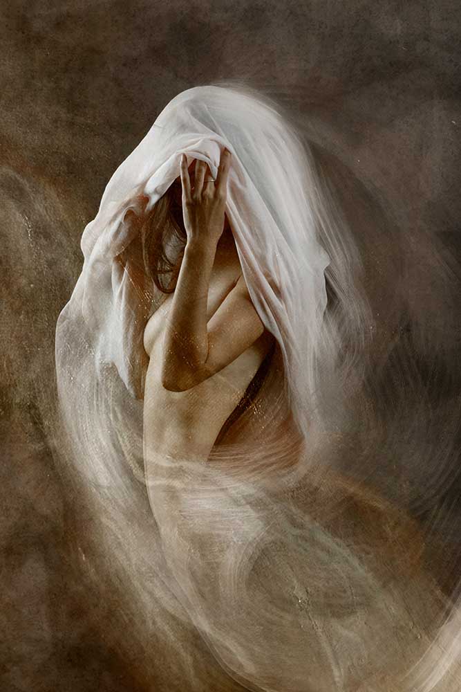 white veil from Olga Mest