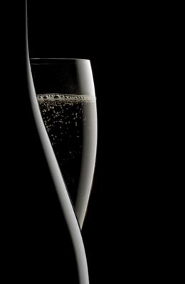 Champagner - Flasche und Glas from Oliver Digeon Von Monteton