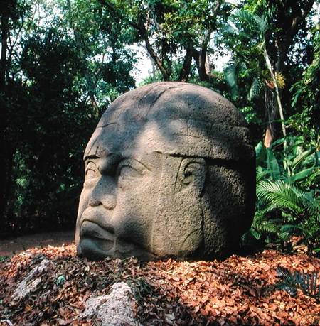 Colossal Head 1, Pre-Classic Period from Olmec
