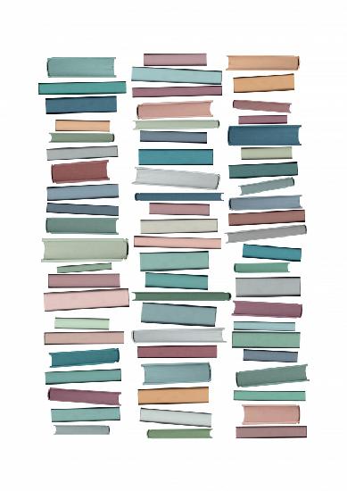 Books Pastel