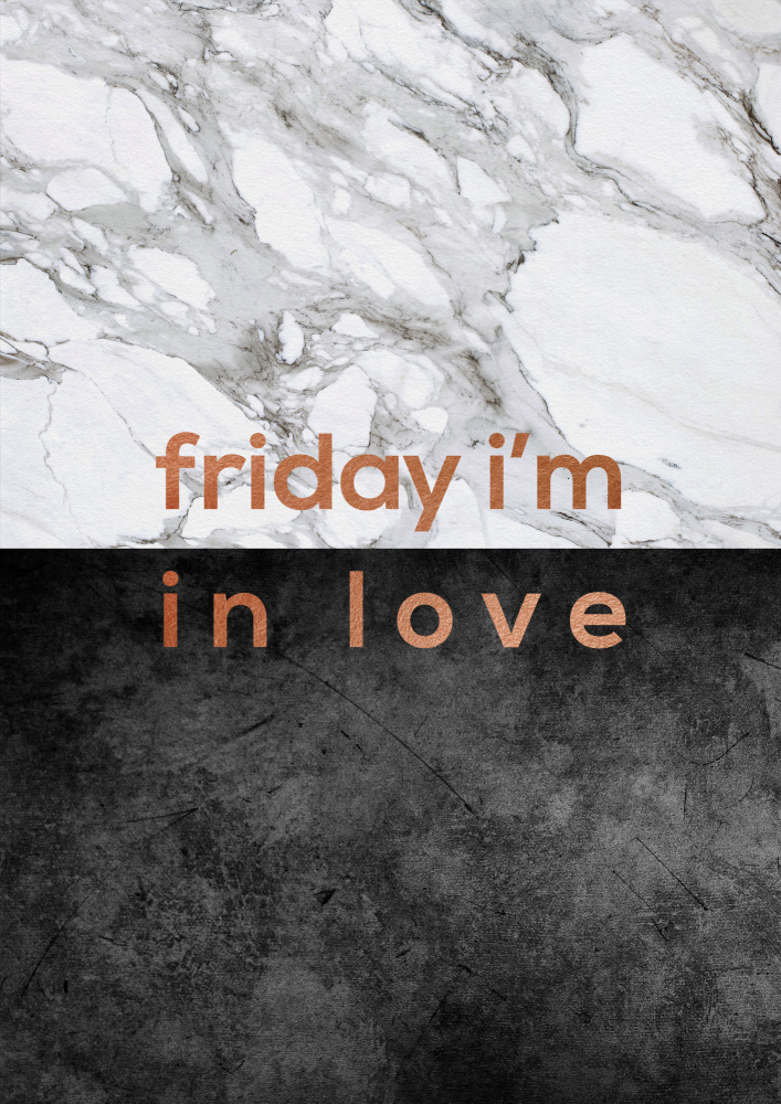 Friday Im In Love Quote from Orara Studio