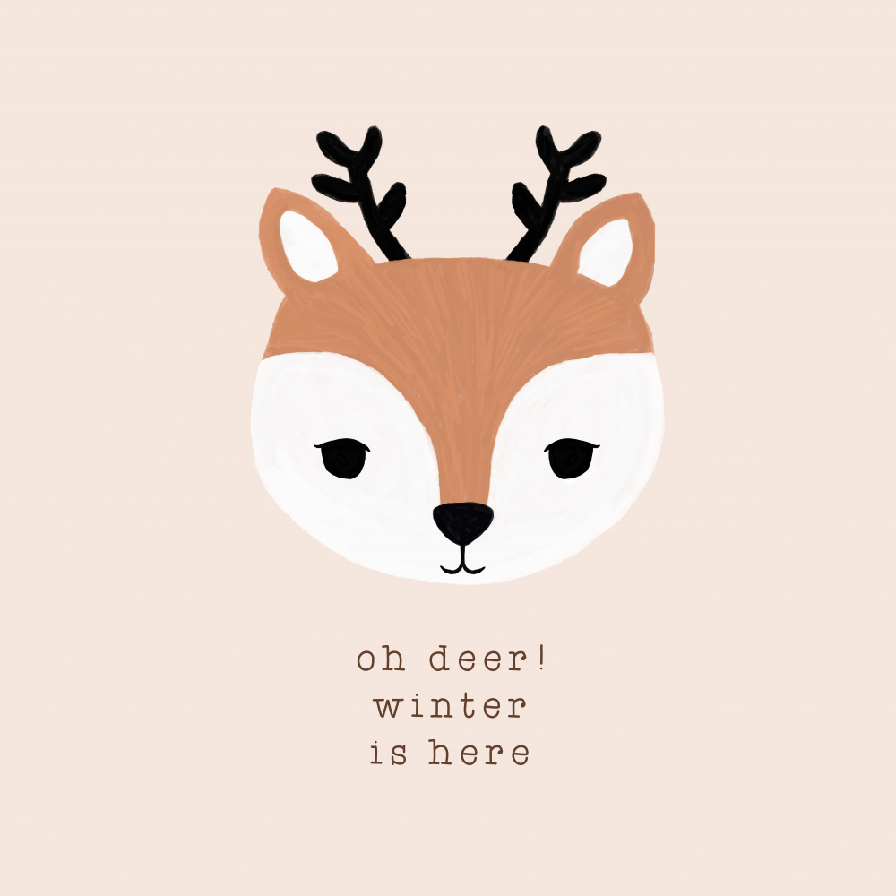 Oh Deer Winter Is Here II from Orara Studio