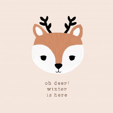 Oh Deer Winter Is Here II