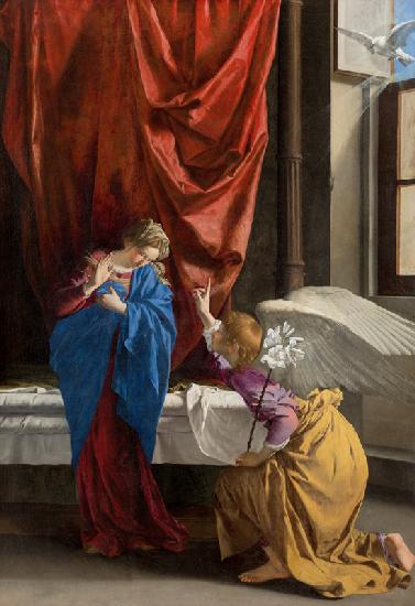 The Annunciation, c.1623 (detail of 59265)