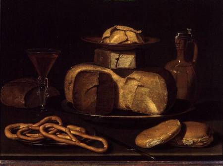 Still Life with bread from Osias Beert I.