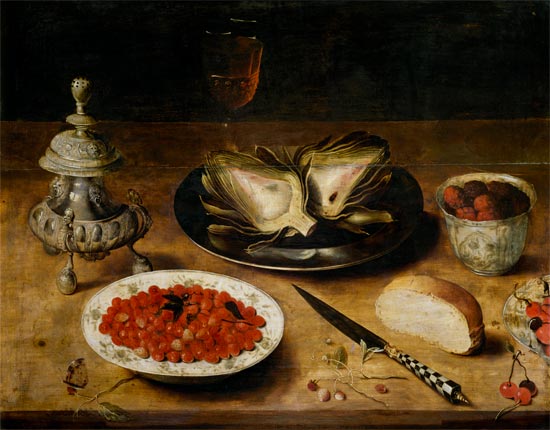 Still Life with an Artichoke from Osias Beert I.