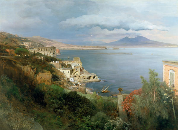 View at the Gulf of Naples from Oswald Achenbach