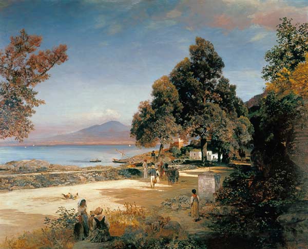 Golf of Naples from Oswald Achenbach