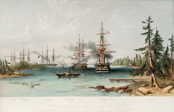 The Aland Islands on July 22, 1854 from Oswald Walter Brierly