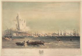 Bomarsund. Combined attack on the forts. August 15, 1854