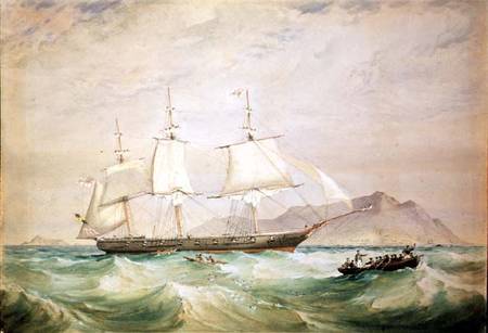 H.M.S. Hornet from Oswald Walter Brierly