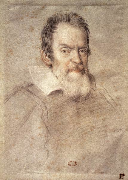 Portrait of Galileo Galilei (1564-1642) Astronomer and Physicist from Ottavio Mario Leoni