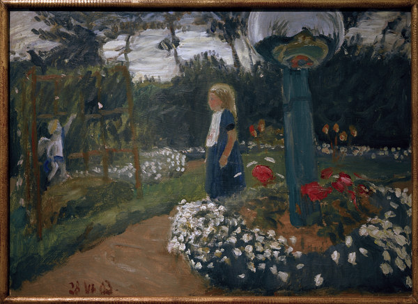 Elsbeth im Garten from Otto Modersohn