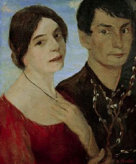 Otto Mueller , Double portrait