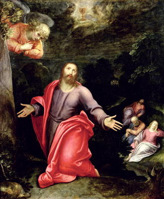 Jesus in the Garden of Olives, c.1590-95 (oil on canvas) from Otto van Veen