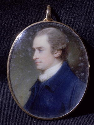 Charles, 3rd Duke of Richmond (oil on copper) from Ozias Humphry