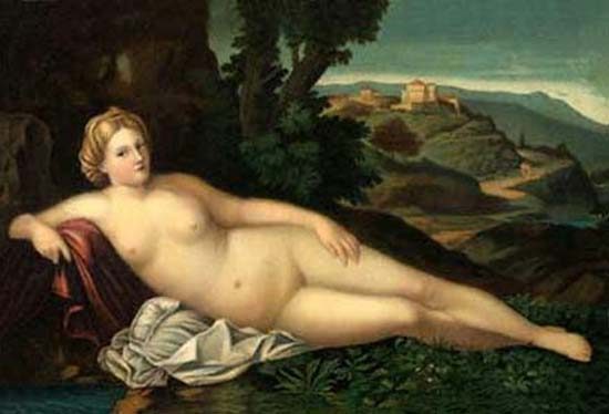 Ruhende Venus from Palma il Vecchio (eigentl. Jacopo Negretti)