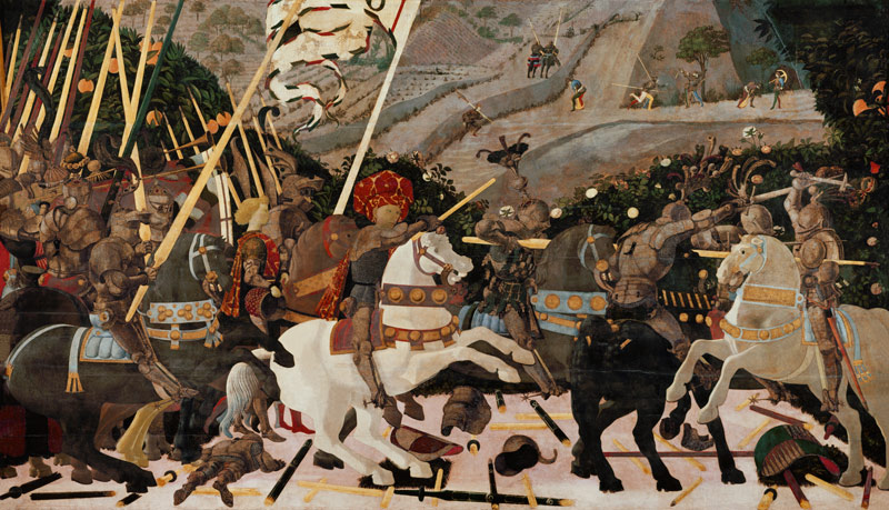 Niccolò there of Tolentino in the battle of San Romano from Paolo Uccello