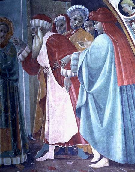 The Dispute of St. Stephen, detail of The Saint Preaching, from the Cappella dell'Assunta (Chapel of from Paolo Uccello