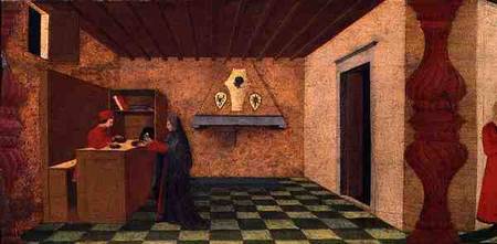 Predella of the Profanation of the Host: The Christian Woman Forced to Redeem her Cloak at the Price from Paolo Uccello
