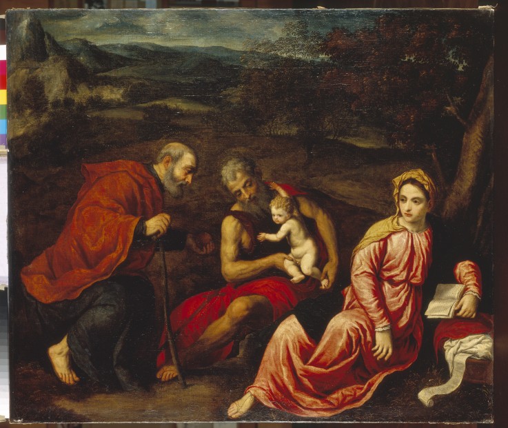 Rest on the Flight into Egypt from Paris Bordone