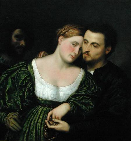 The Venetian Lovers from Paris Bordone