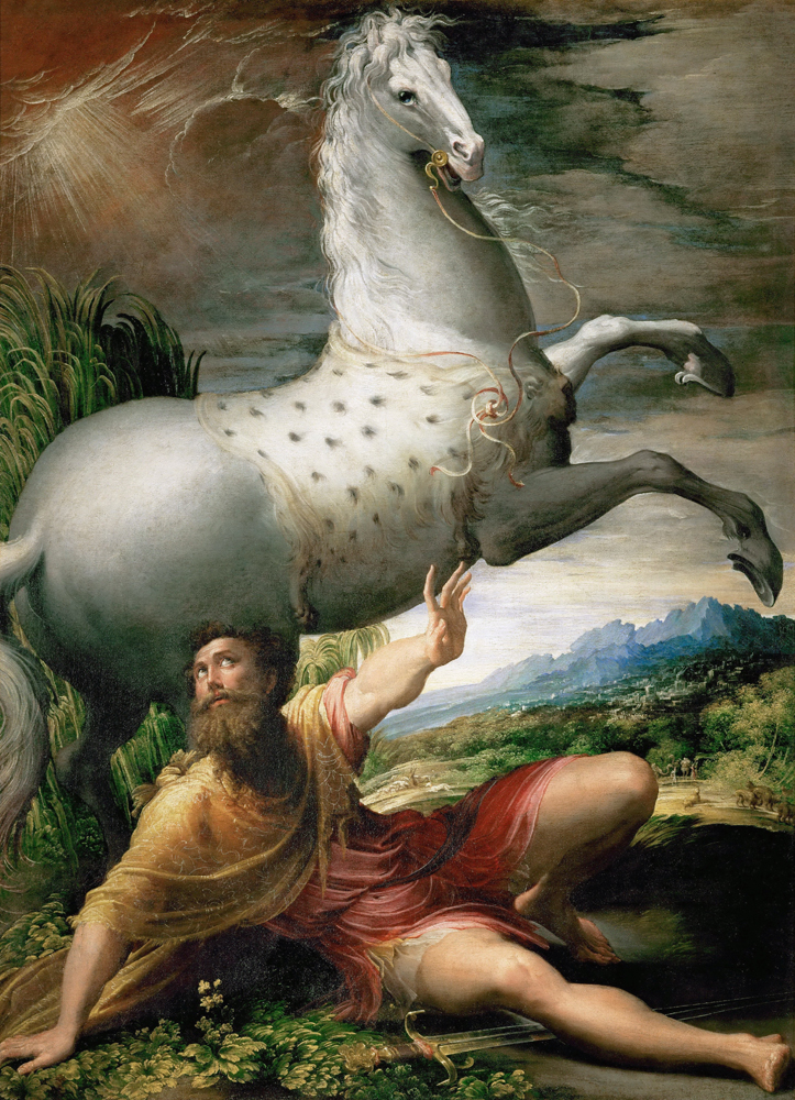 The Conversion of Saint Paul from Parmigianino