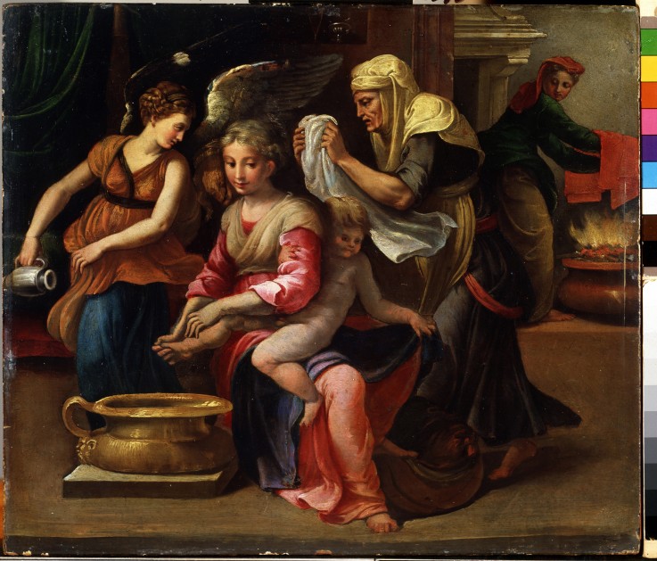 The Child's Bath from Parmigianino