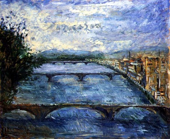 Bridges Over the Arno, 1995 (oil on canvas)  from Patricia  Espir