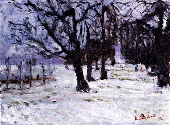 Playground Under Snow, 1994 (oil on canvas)  from Patricia  Espir