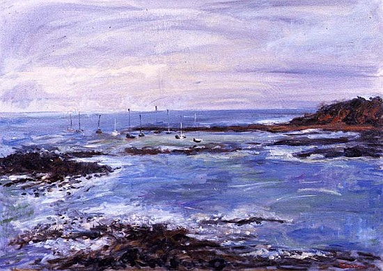 Sailing off the Scilly Isles, 1997 (oil on paper)  from Patricia  Espir