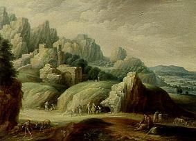 Rock landscape. from Paul Bril