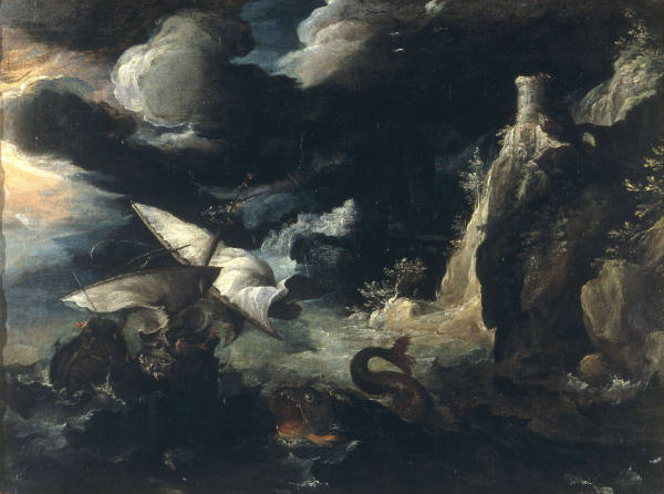 P.Bril /Jonah and the Whale/ Paint./ C16 from Paul Bril