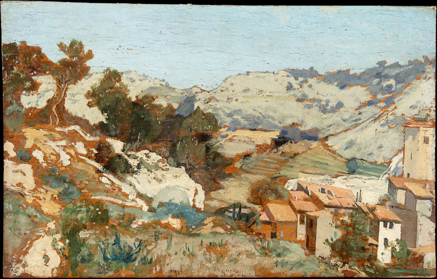 Landscape near Roquevaire in Provence from Paul Camille Guigou
