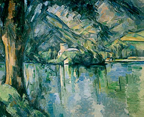 The Lake of Annecy from Paul Cézanne