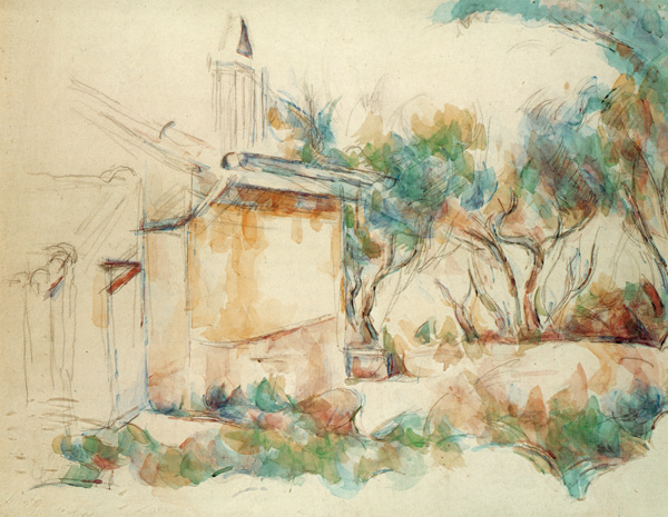 Le Cabanon de Jourdan l (Jordan's hut) from Paul Cézanne