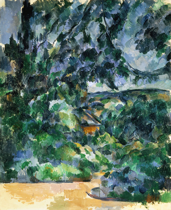 Blue landscape. from Paul Cézanne