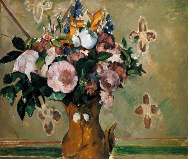 Blumenstrauss in a brown vase I. from Paul Cézanne