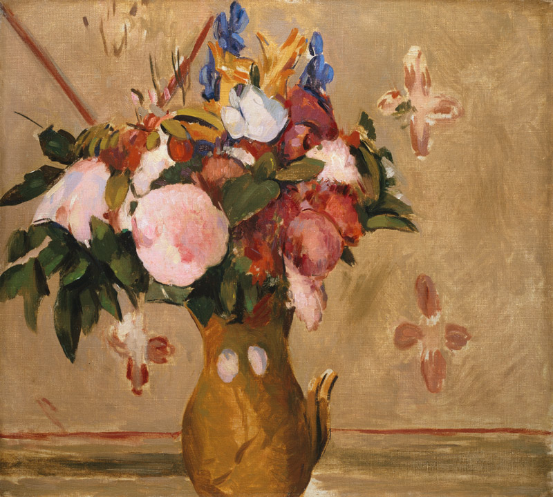 Blumenstrauss in a brown vase II. from Paul Cézanne