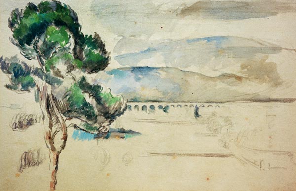 Arc Valley with Viaduct from Paul Cézanne