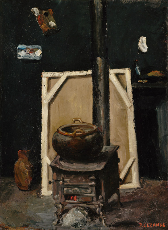The Stove in the Studio from Paul Cézanne