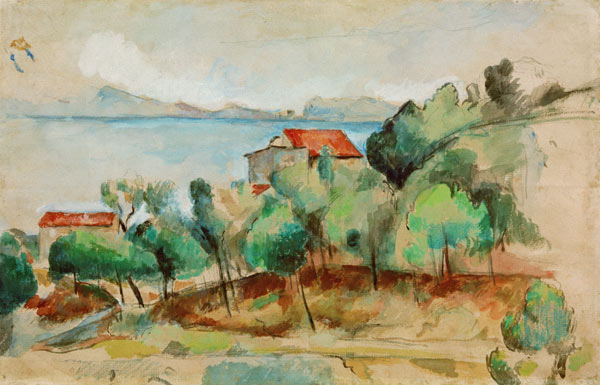 The bay of Estaque from Paul Cézanne