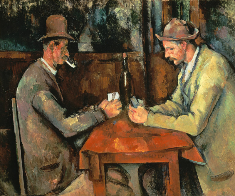 The card-players from Paul Cézanne