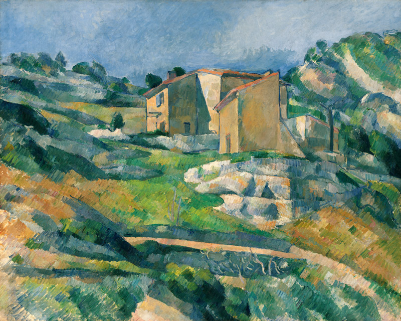 Houses in Provence: The Riaux Valley near L’Estaque from Paul Cézanne