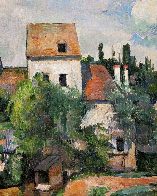 Moulin de la Couleuvre at Pontoise (detail of 32401) from Paul Cézanne