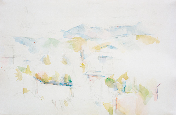 Mountains near Aix-en-Provence from Paul Cézanne